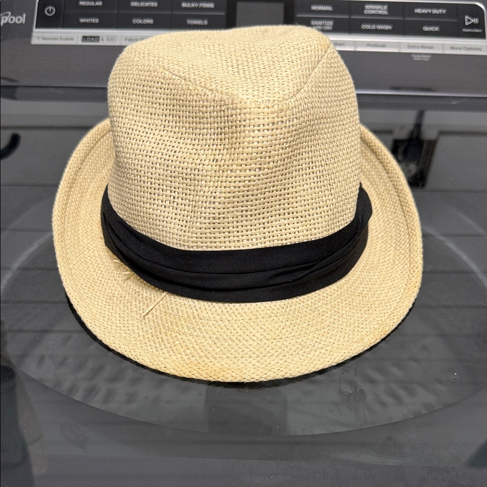 Milani Men's Tan Fedora with Black Band